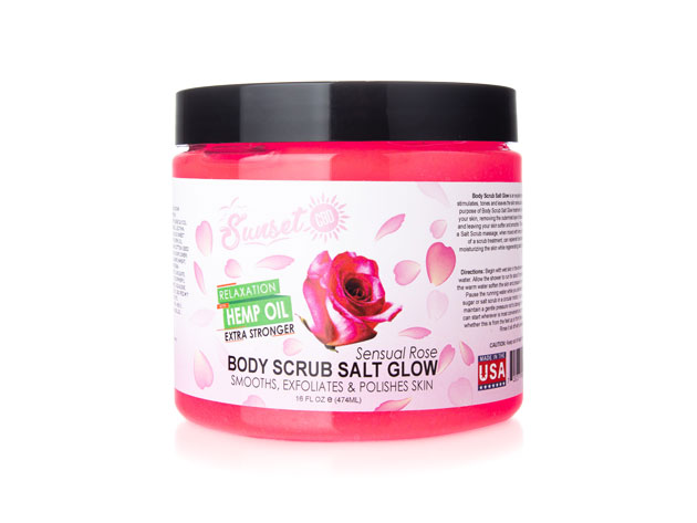 sunset glow body scrub