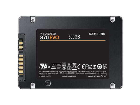 Samsung MZ77E500BAM 870 EVO Internal Solid State Drive, 500GB