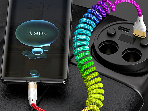 Rainbow Spring Charging Cable (USB-C)