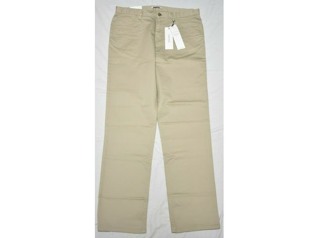 Calvin Klein Men's Classic Slim-Fit Pants Beigie Size 32X32