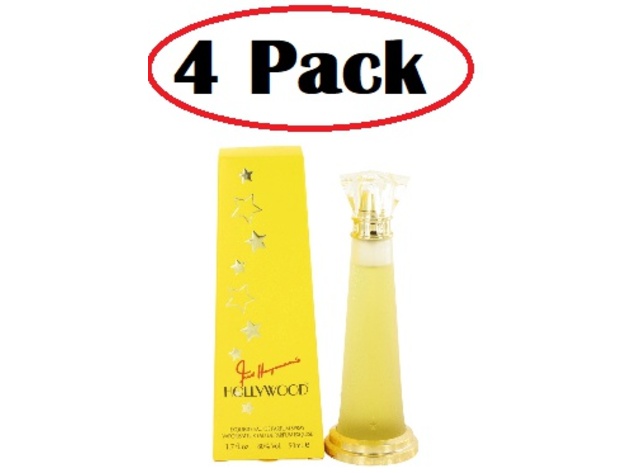 4 Pack of HOLLYWOOD by Fred Hayman Eau De Parfum Spray 1.7 oz