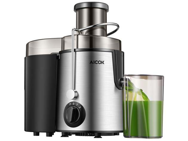 AICOK Juicer Juice Extractor High Speed for Fruit and Vegetable Dual Speed Setting Centrifugal Fruit Machine 400W