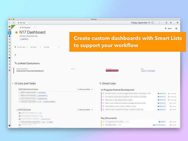 Pagico 9: Task & Data Management Software