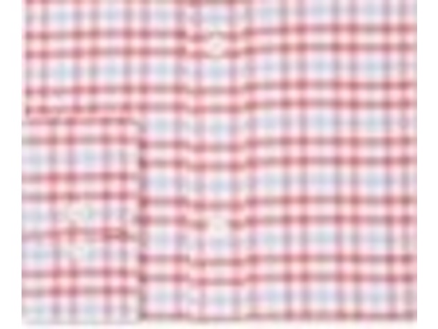 Tommy Hilfiger Men's Fitted Performance Stretch Blue Check Dress Shirt Red Size 15X34-35"