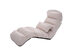 Costway Folding Lazy Sofa Chair Stylish Sofa Couch Beds Lounge Chair W/Pillow Beige