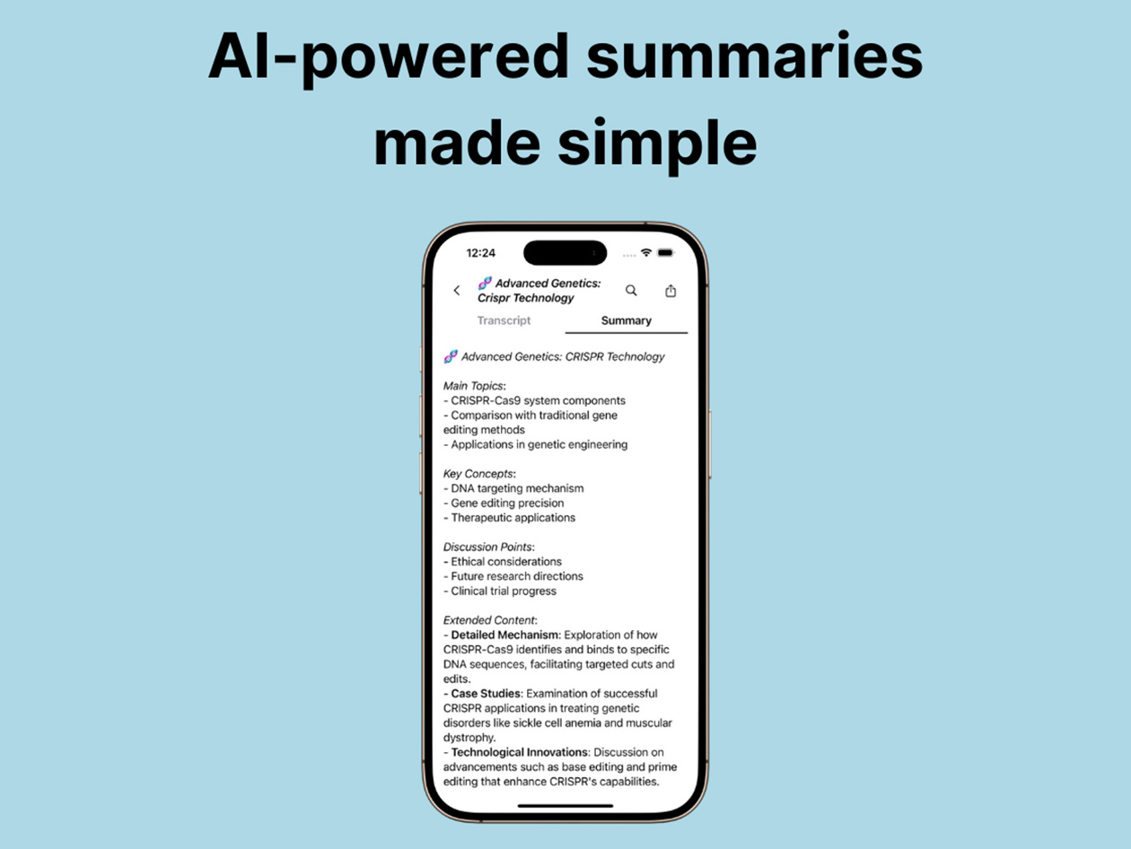 My Notes AI Pro Plan: Lifetime Subscription - AI Note Transcriber & Summarizer