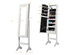 Costway Mirrored Jewelry Cabinet Organizer 18 LED lights White