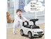 AMG Mercedes Benz Licensed Kids Ride On Push Car with Music Horn and Storage White\Black\Red - White