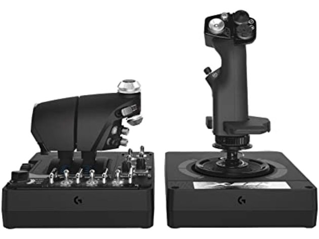 Logitech G X56 RGB Throttle and Stick Simulation Controller for VR Gaming