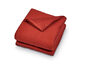 Bibb Home 100% Cotton Weave Luxurious Thermal Throw Blanket - Red