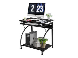 Costway Computer Desk PC Laptop Table Study Workstation Home Office Furniture - Black