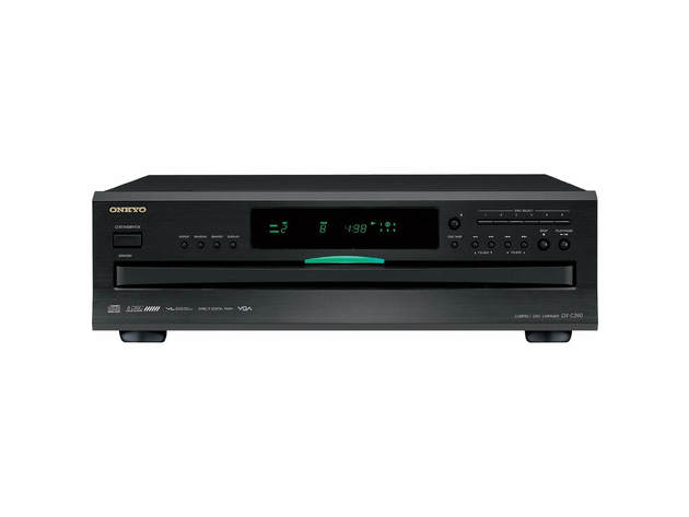 Onkyo DXC390 Home Audio 6-Disc CD Changer w/ VLSC (Vector Linear Shaping Circuitry) & Remote Control