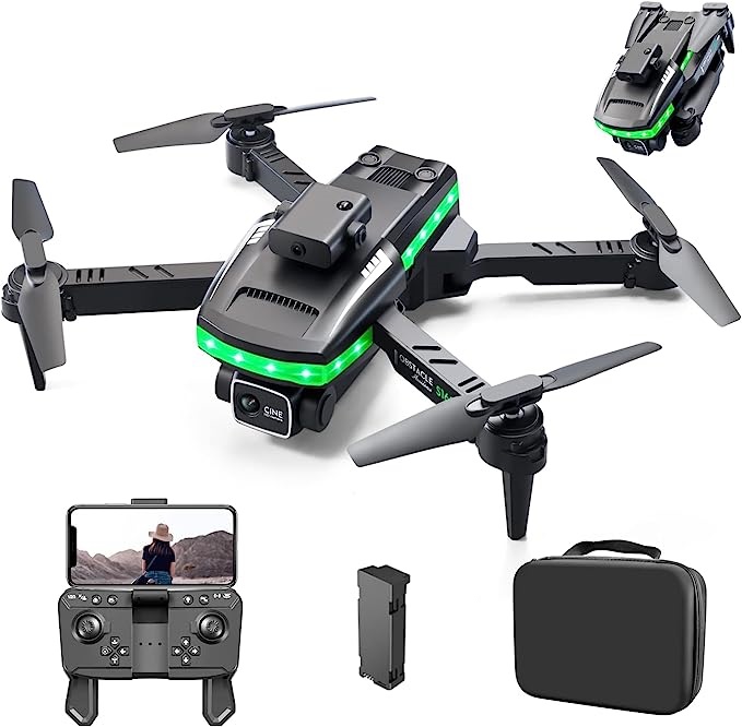 Wi-Fi FPV Selfie Drone with Two 4K HD Cameras & 1 Battery