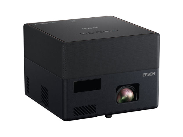 Epson EF12 EpiqVision Mini Smart Laser Projector with Android TV - Black/Copper