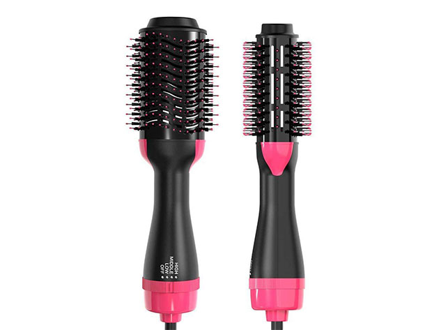 2-in-1 Volumizer Hot Hair Brush Roller Comb