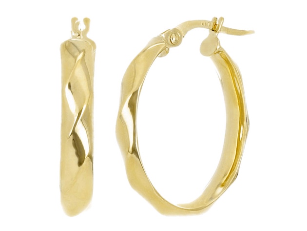 Christian Van Sant Italian 14k Yellow Gold Earrings CVE9H95
