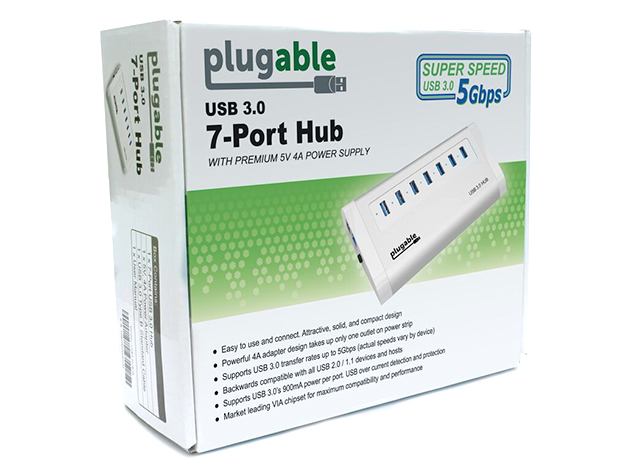 Plugable 7-Port USB 3.0 SuperSpeed Hub