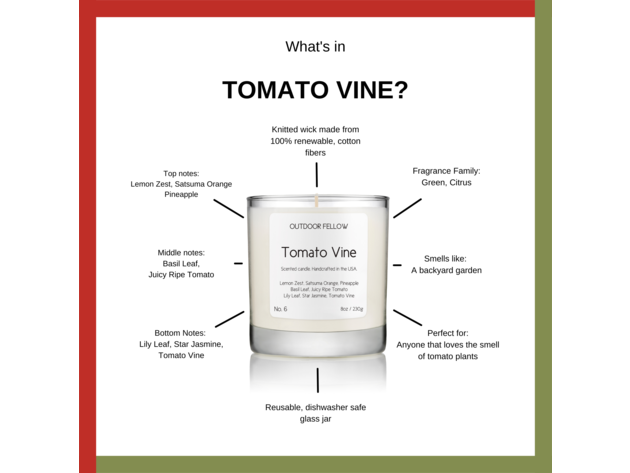 Tomato Vine Scented Candle