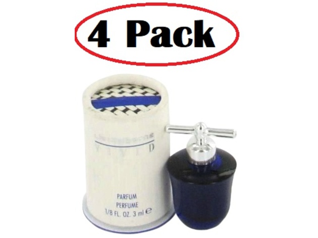 4 Pack of VIVID by Liz Claiborne Mini Perfume .10 oz