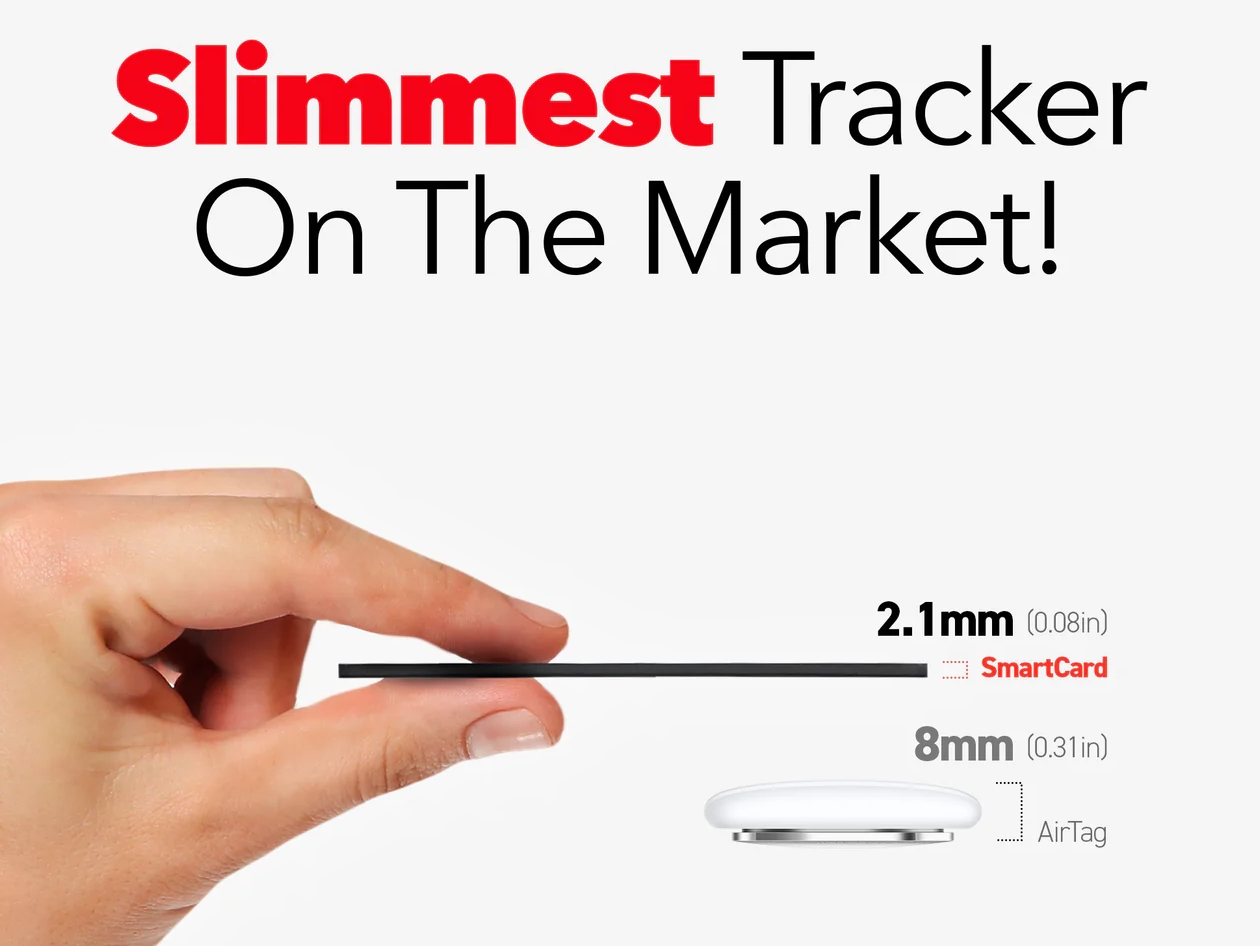 KeySmart® SmartCard - Works With Apple Find My | Wireless Charging (3-Pack)