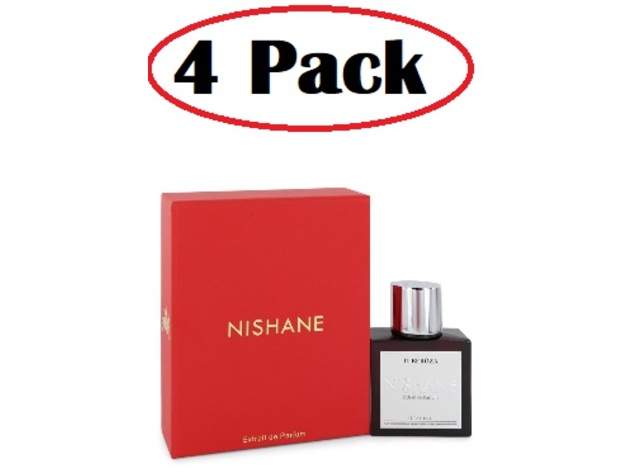 4 Pack of Tuberoza by Nishane Extrait De Parfum Spray (Unisex) 1.7 oz