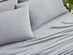 Bamboo Blend Chambray Sheet Set (Silver/Full)