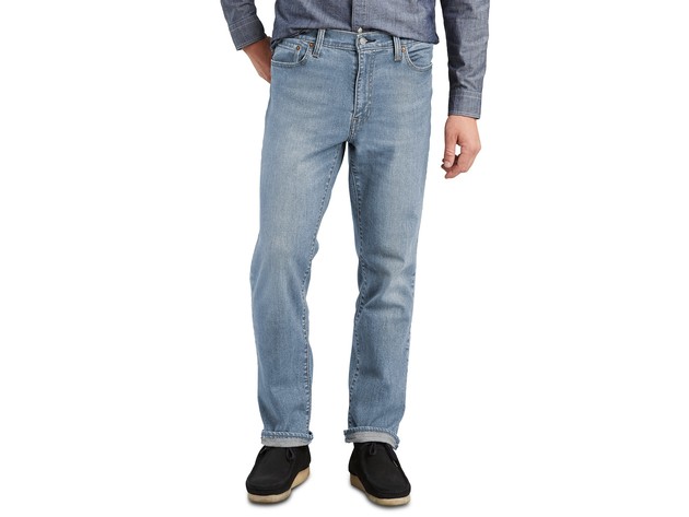 Levi's 541 Men's Athletic Fit All Season Tech Ripped And Repaired Jeans Blue Size 34X30