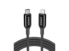 Anker 762 USB-C to Lightning Cable (Nylon/Black/6ft)