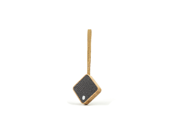 Gingko Mi Square Pocket Bluetooth Speaker - Bamboo Wood