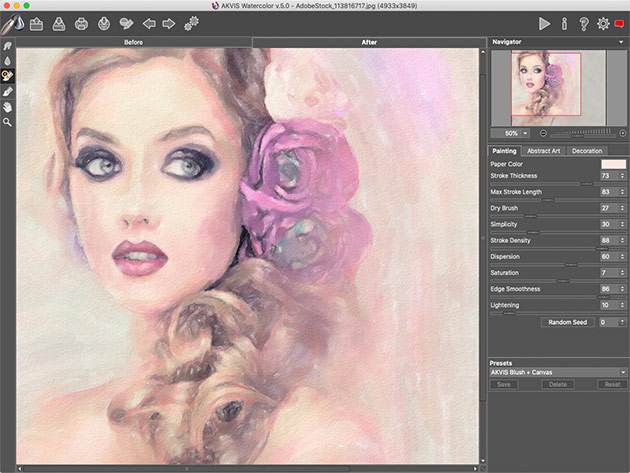 Akvis Watercolor: Lifetime License (Business)