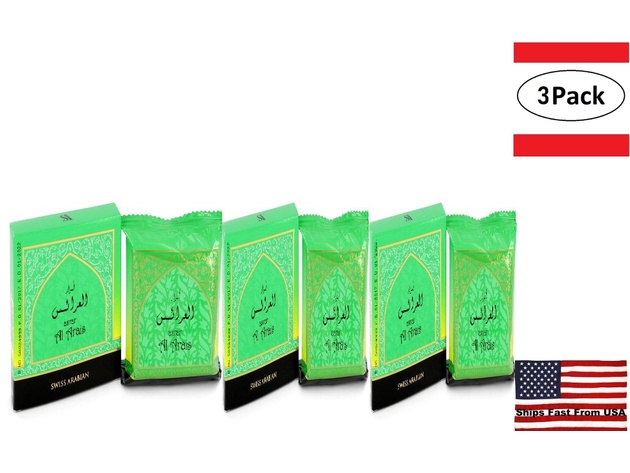 3 Pack Asrar Al Arais by Swiss Arabian Incense 40 grams for Women