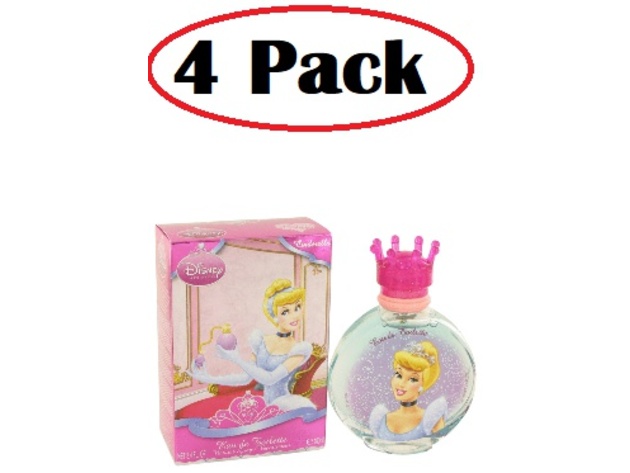 4 Pack of Cinderella by Disney Eau De Toilette Spray 3.4 oz | StackSocial