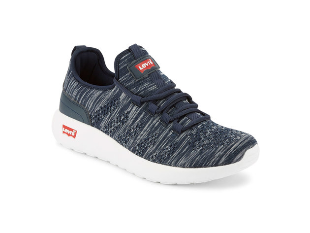 Levi s Mens Apex KT Athletic Inspired Knit Fashion Sneaker Shoe 13 M Grey StackSocial
