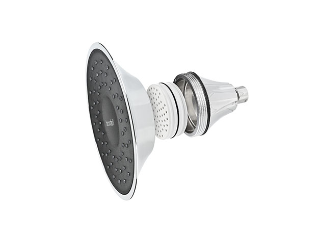 Brondell VivaSpring Filtered Shower Head with Extra Filter (Chrome/Obsidian)