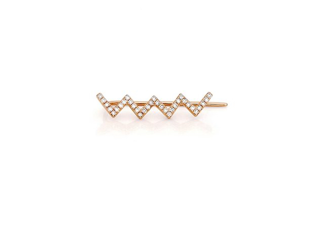 Homvare Women’s 925 Sterling Silver Zig Zag Stick Earrings - Gold