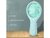 Handheld Fan Battery Operated USB Rechargeable - Green