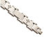 Mens Stainless Steel Cross Bracelet 8.75 Inches