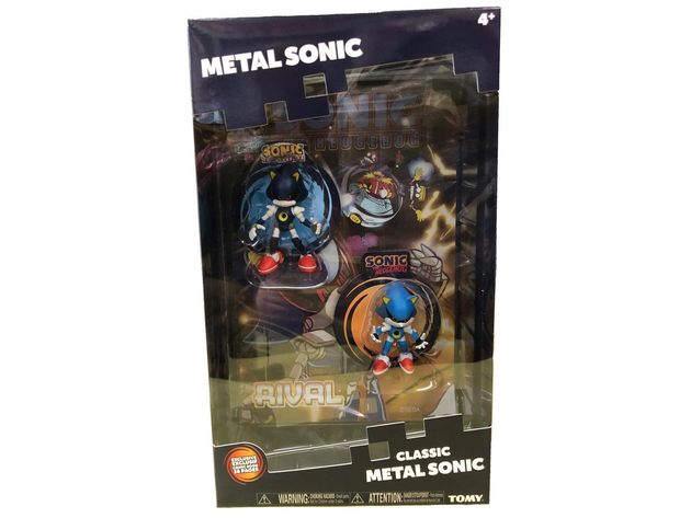 Action Figure Toys - Sonic the Hedgehog - Metal Sonic - 2pk w Comic Book