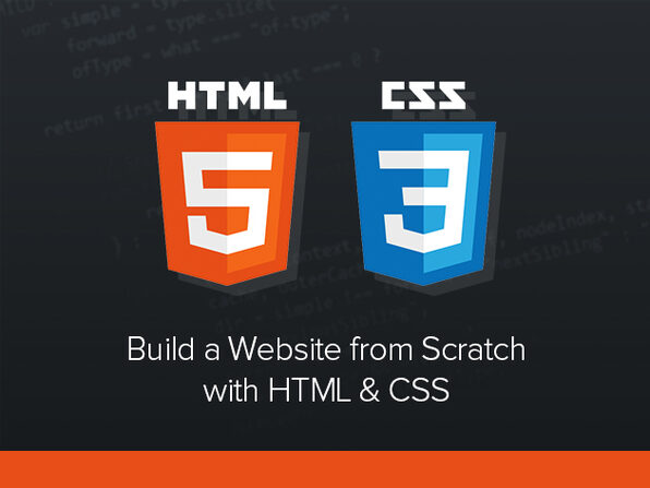 'Build a Website from Scratch with HTML & CSS' Course - Product Image