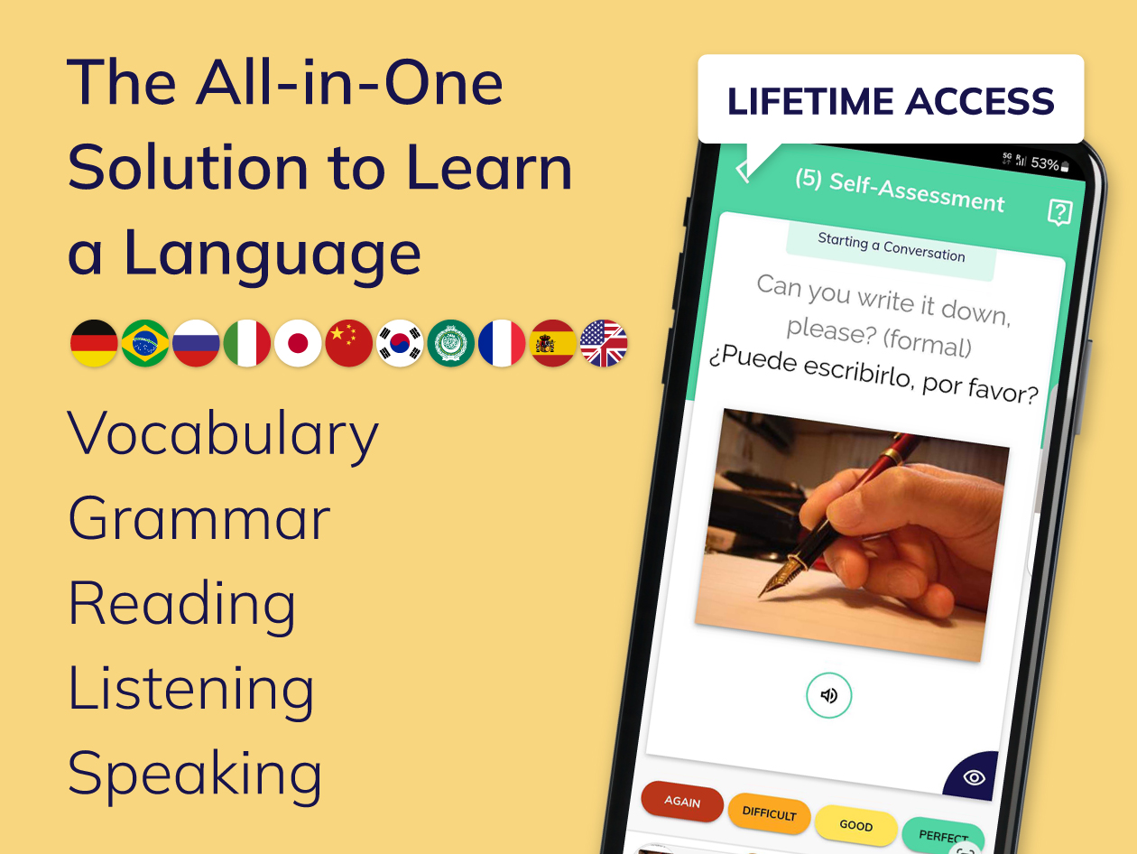 Mosalingua Premium Language Learning: Lifetime Subscription