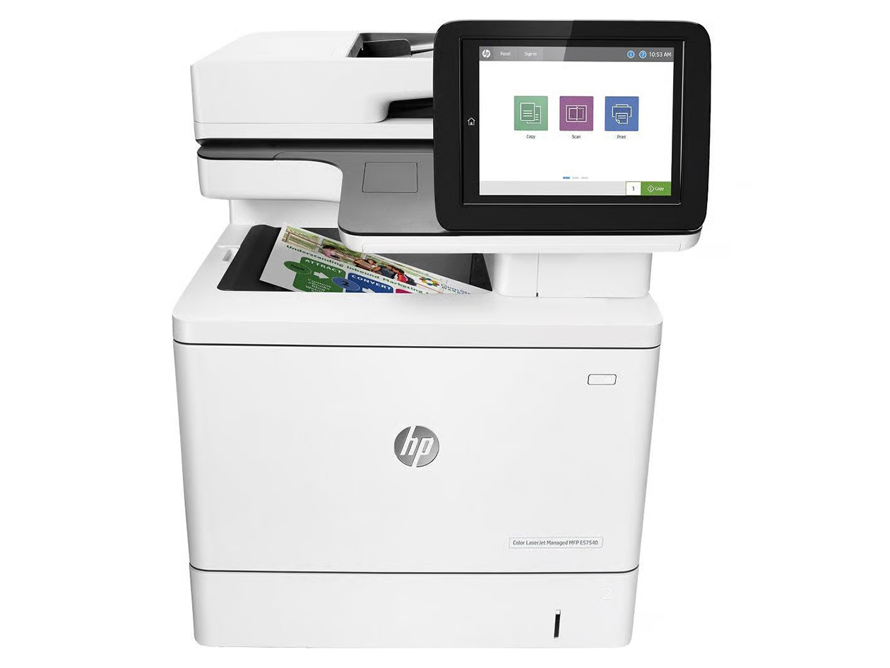 HP Color LaserJet Managed MFP E57540dn Printer (Refurbished)