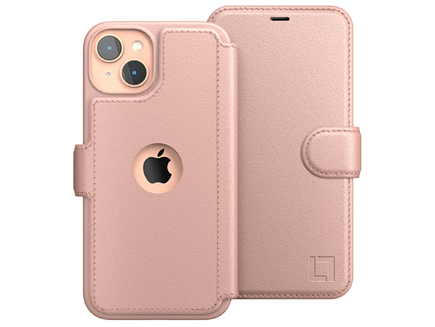 LUPA Legacy iPhone 13 Wallet Case (Rose Gold)