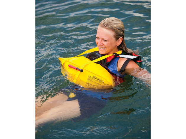 Stearns 2000007063 Orange Manual Inflatable SOSpenders Sportsman Chest Pak - Orange