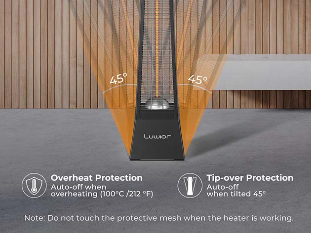 360° Pyramid Electric Infrared Heater