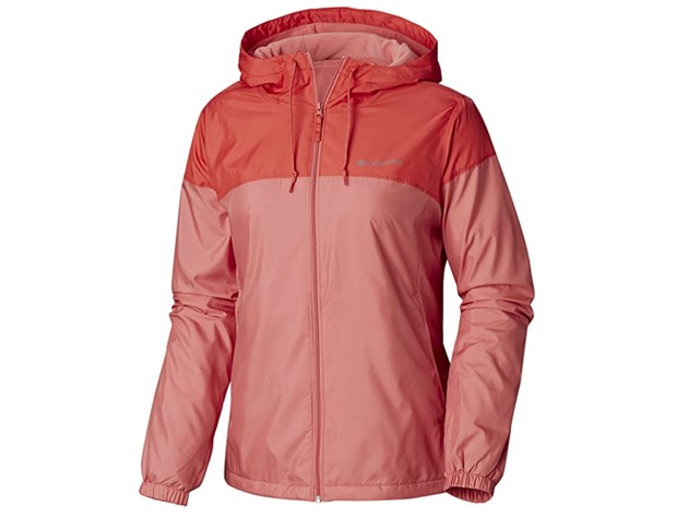 Columbia flash forward outlet lined windbreaker plus size