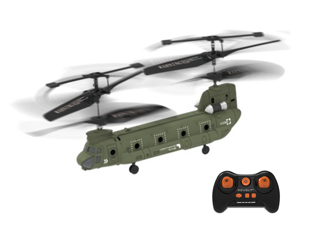 Revolt S026H RC Chinook Military Helicopter with Altitude Hold