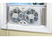 Holmes HAWF2043 Dual Blade Twin Window Fan with One Touch Thermostat