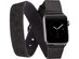 Case-Mate CM034528 Rebecca Minkoff Double Wrap Band for Apple 1.5-inch Watch Strap, Black (New Open Box)