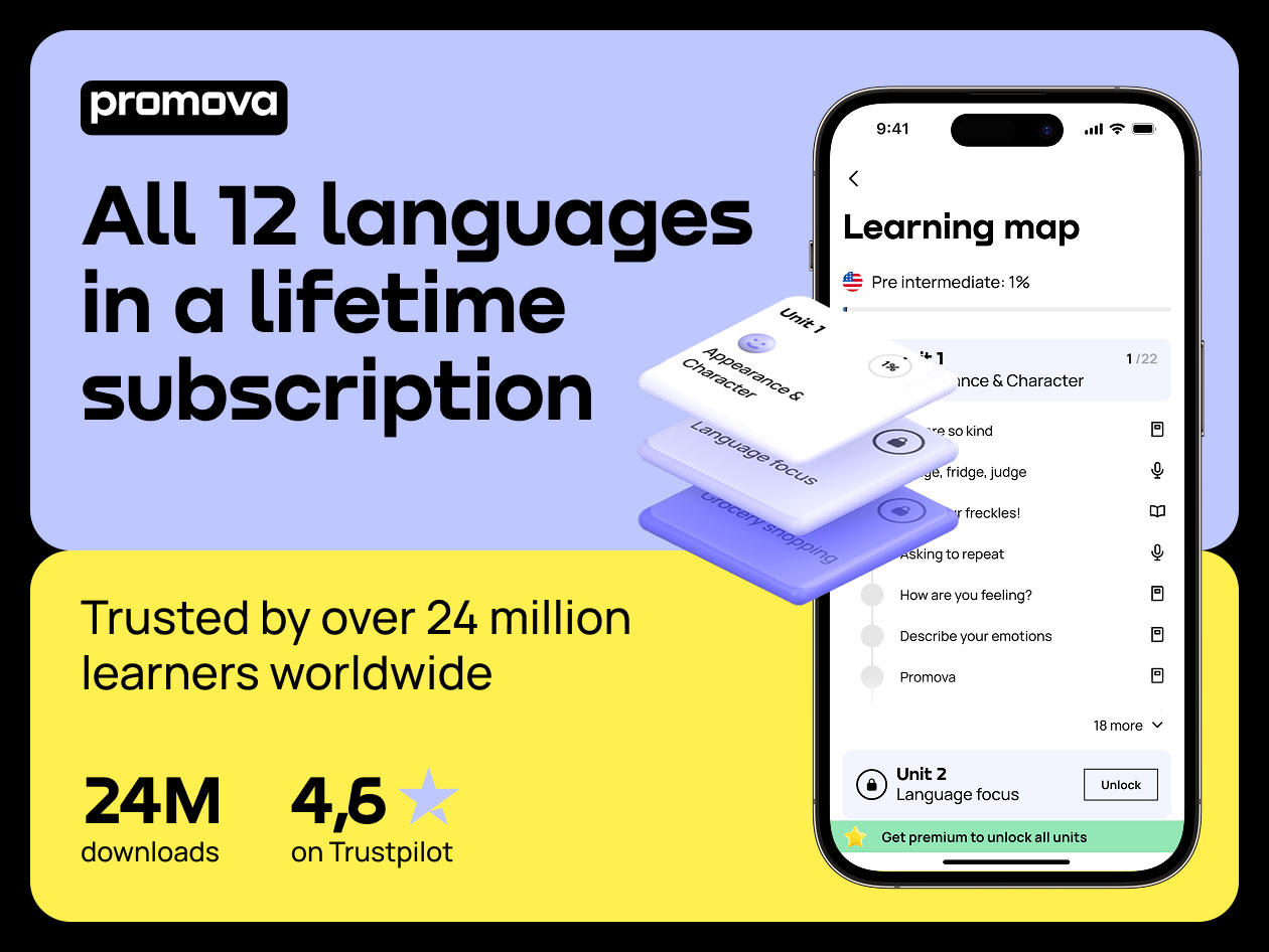 Promova Premium Plan: Lifetime Subscription