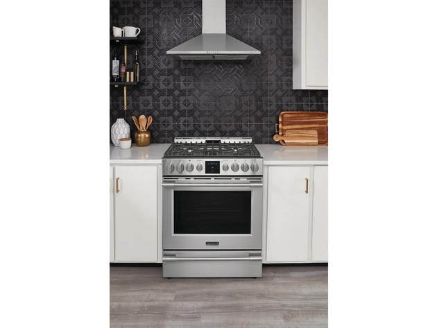 Frigidaire Professional PCFG3078AF 5.6 Cu. Ft. Stainless Front Control Gas Range with Air Fry